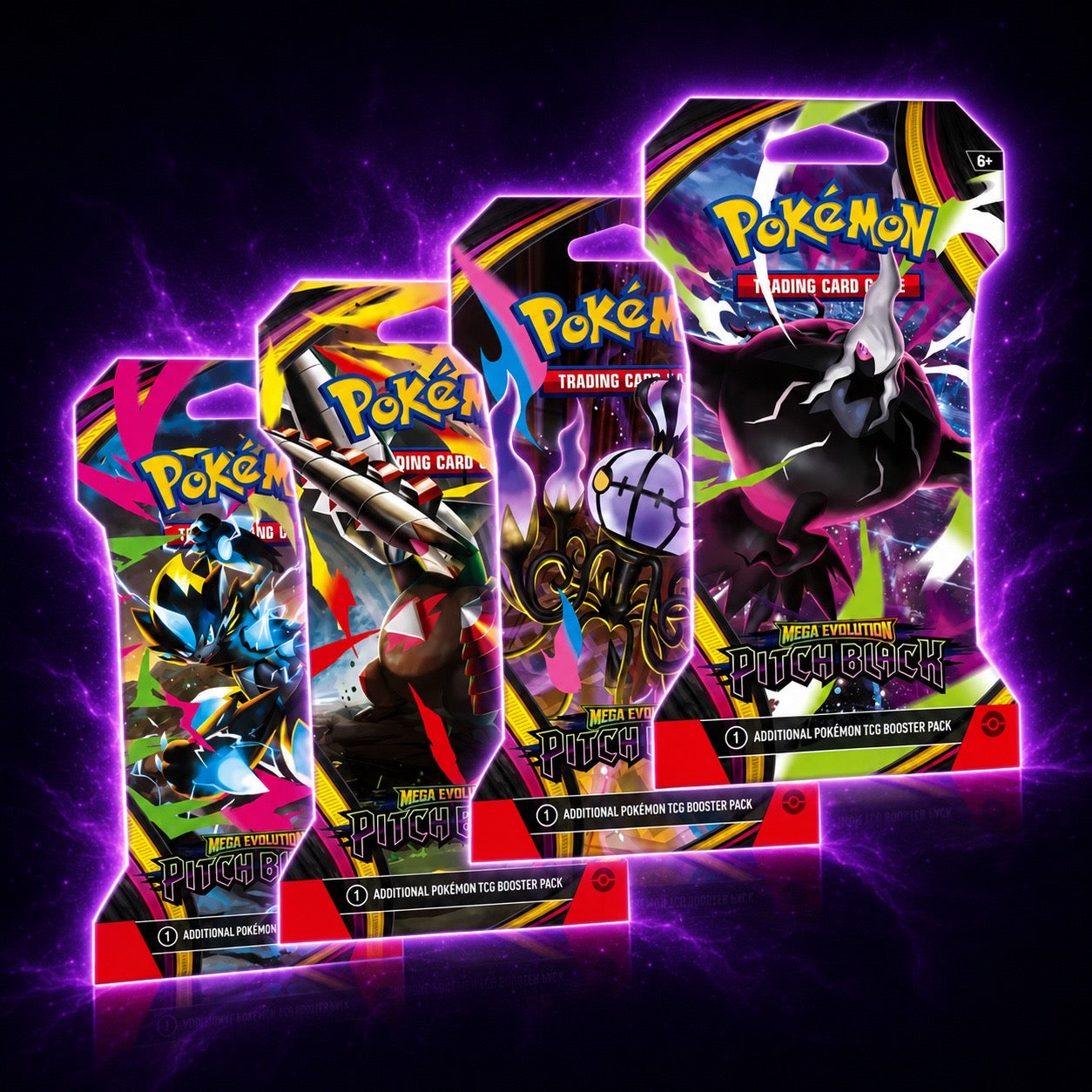 Pokémon Pitch Black Sleeved Booster | TCGvanEs
